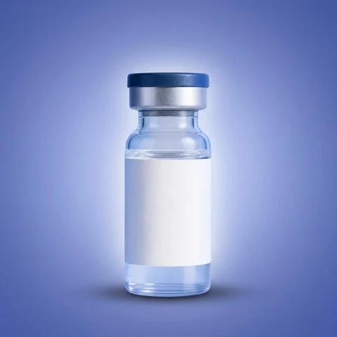 Illustrative vial labeled Tirzepatide